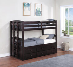 Kensington Brown Twin / Twin Bunk Bed