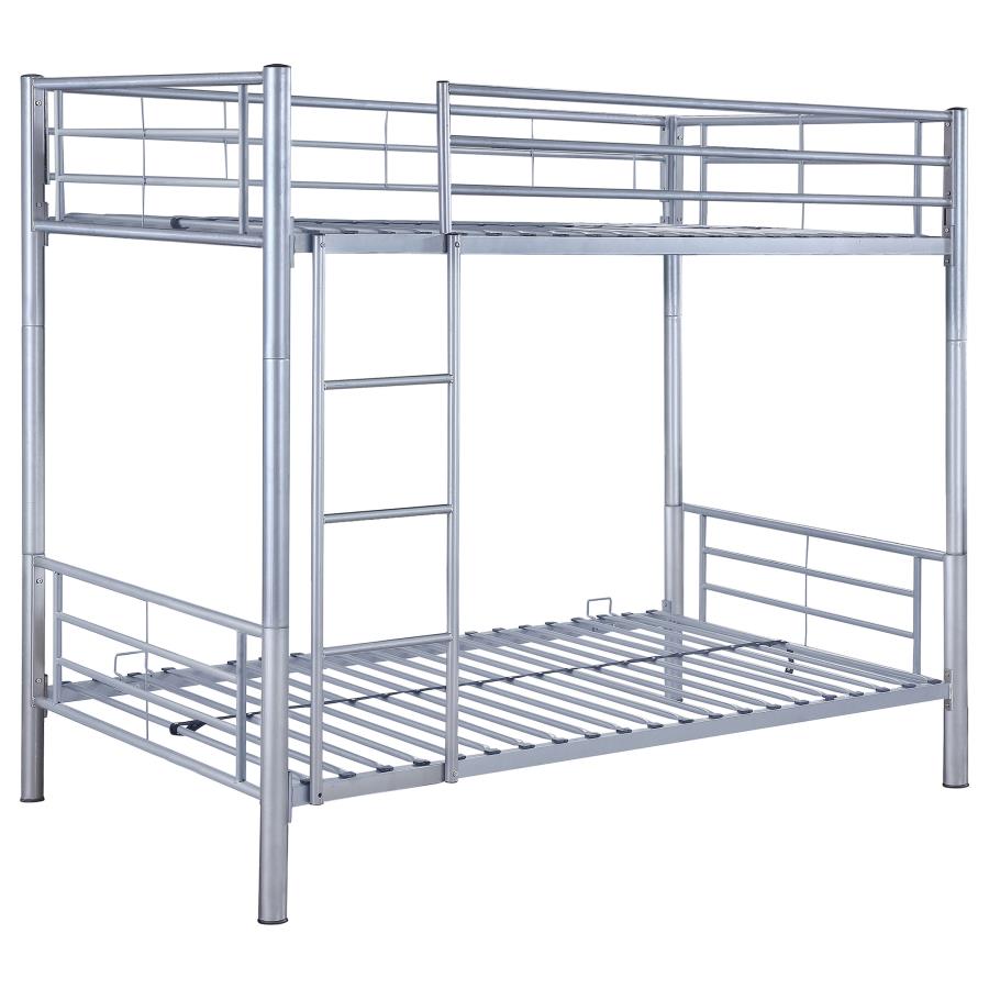 Hayward Silver Twin / Twin Bunk Bed