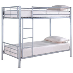 Hayward Silver Twin / Twin Bunk Bed