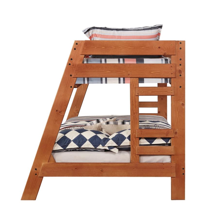 Wrangle Hill Brown Twin / Full Bunk Bed