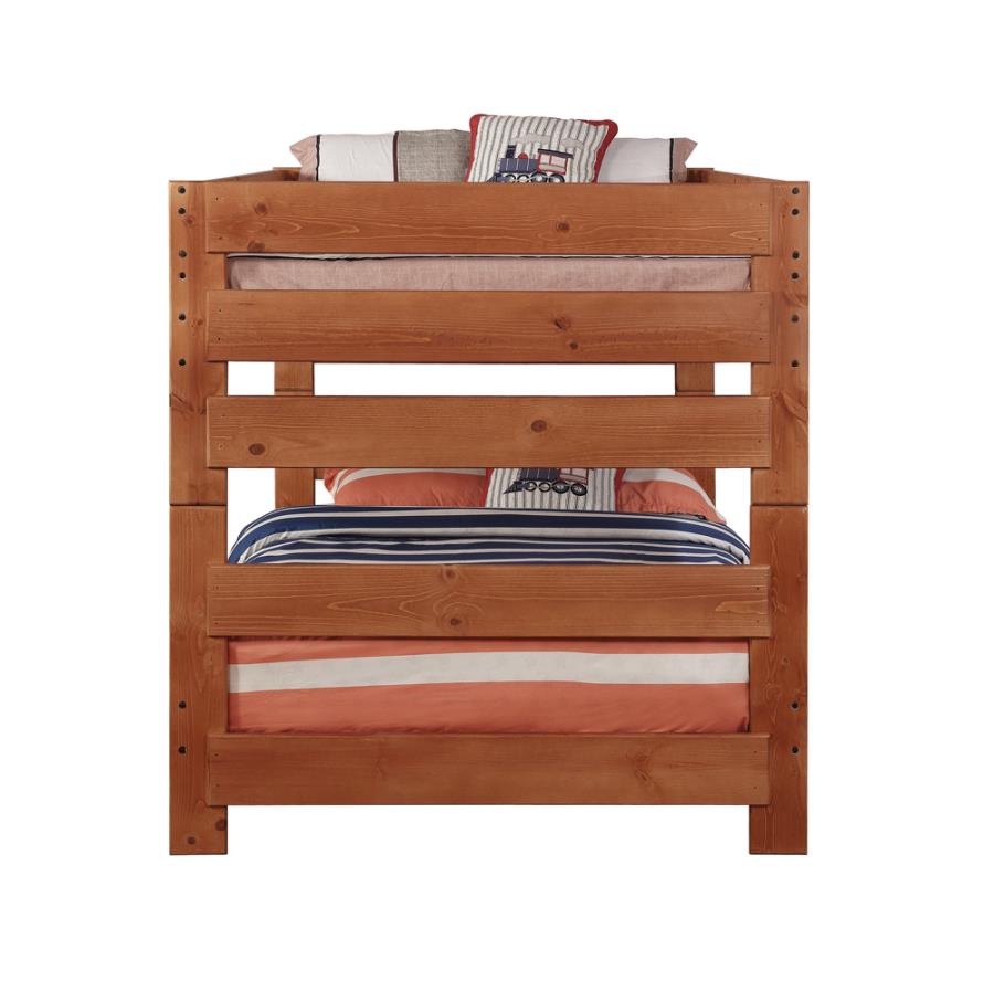 Wrangle Hill Brown Full / Full Bunk Bed