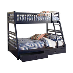 Ashton Blue Twin / Full Bunk Bed