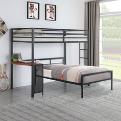 Fisher Grey 2 Pc Set (loft Bed + Twin Bed)
