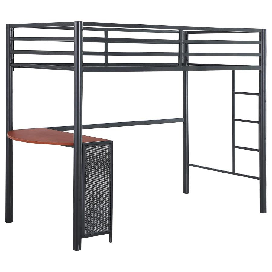 Fisher Grey 2 Pc Set (loft Bed + Twin Bed)