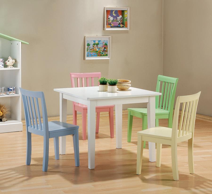 Rory Multi 5 Pc Youth Table Set