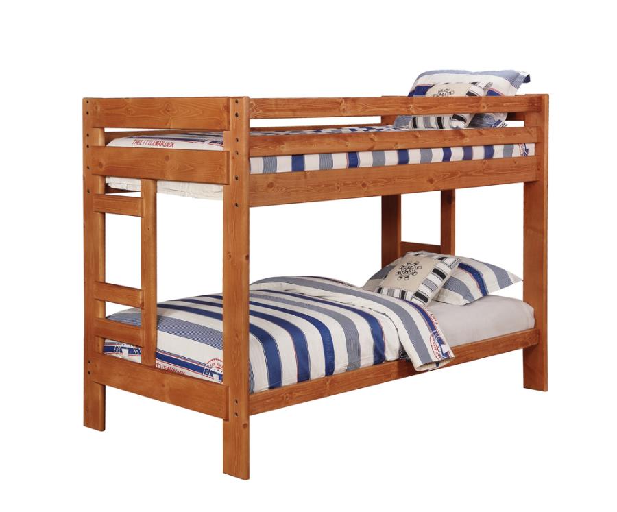 Wrangle Hill Brown Twin / Twin Bunk Bed