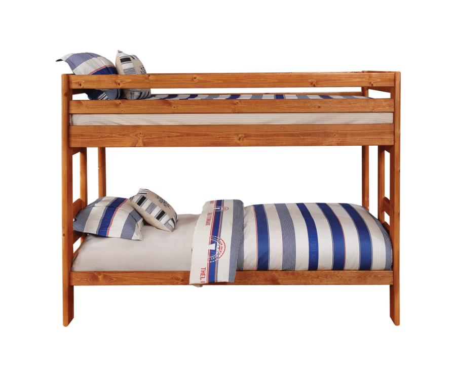 Wrangle Hill Brown Twin / Twin Bunk Bed
