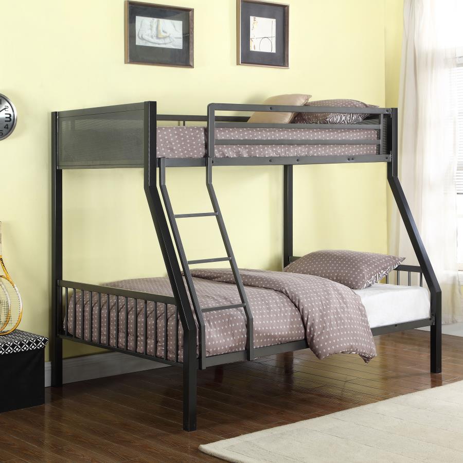 Meyers Black Twin / Full Bunk Bed