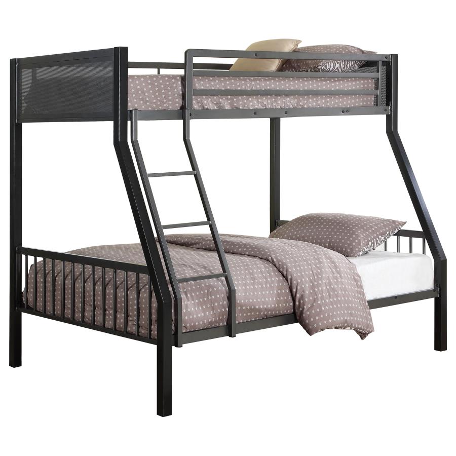 Meyers Black Twin / Full Bunk Bed