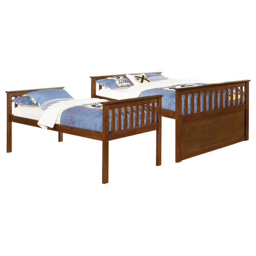 Atkin Brown Twin Xl / Queen Bunk Bed