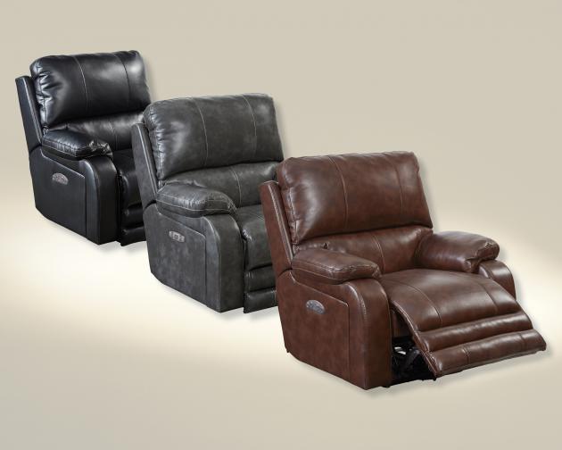 Thornton Power Headrest Power Lay Flat Recliner