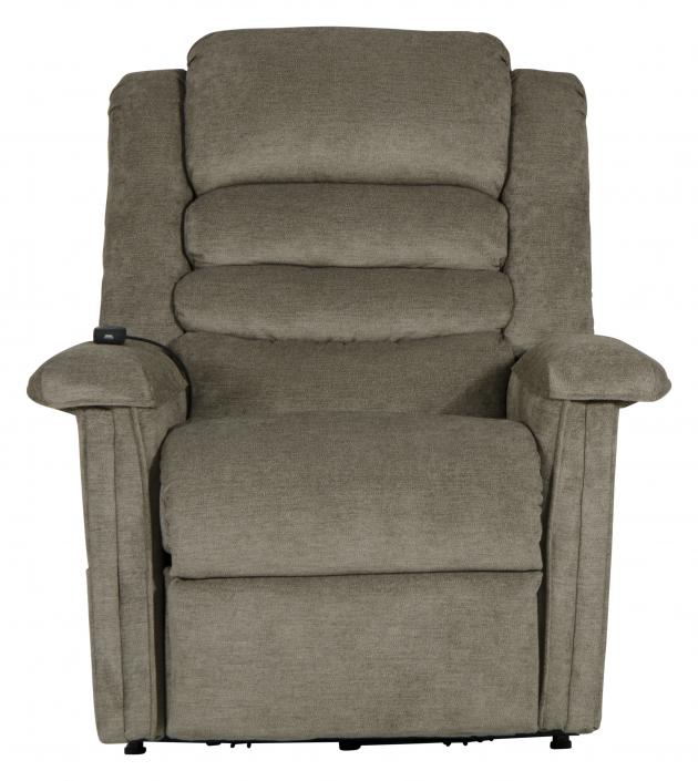 Invincible Pow'r Lift Full Lay-Out Chaise Recliner