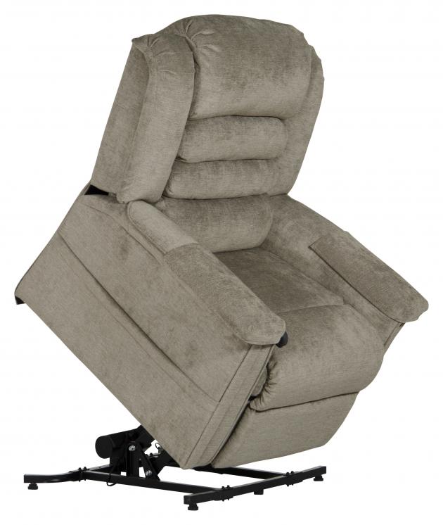 Invincible Pow'r Lift Full Lay-Out Chaise Recliner