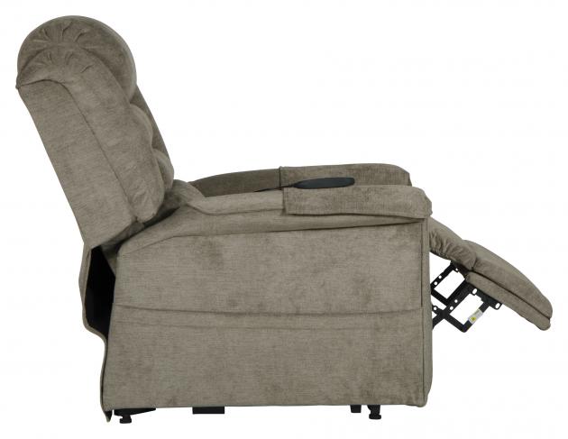 Invincible Pow'r Lift Full Lay-Out Chaise Recliner