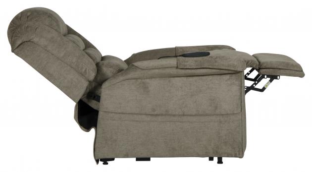 Invincible Pow'r Lift Full Lay-Out Chaise Recliner