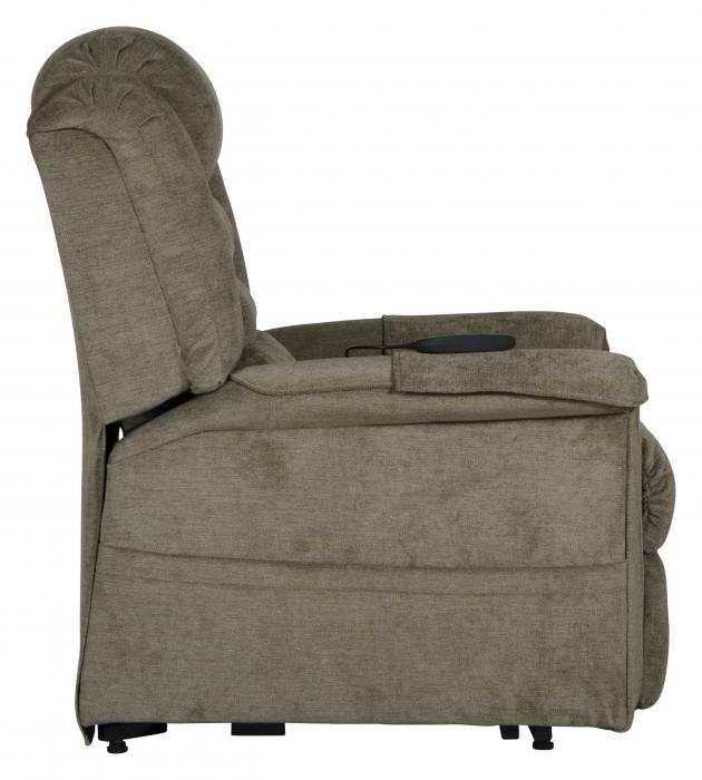 Invincible Pow'r Lift Full Lay-Out Chaise Recliner