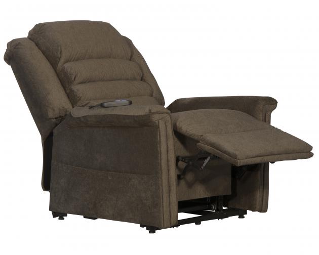 Invincible Pow'r Lift Full Lay-Out Chaise Recliner