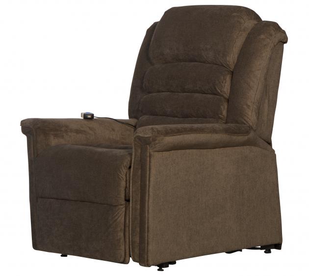 Invincible Pow'r Lift Full Lay-Out Chaise Recliner
