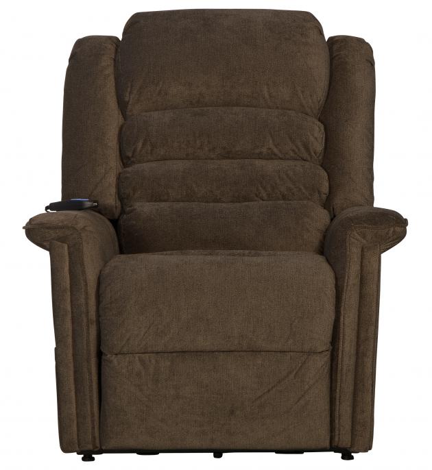 Invincible Pow'r Lift Full Lay-Out Chaise Recliner