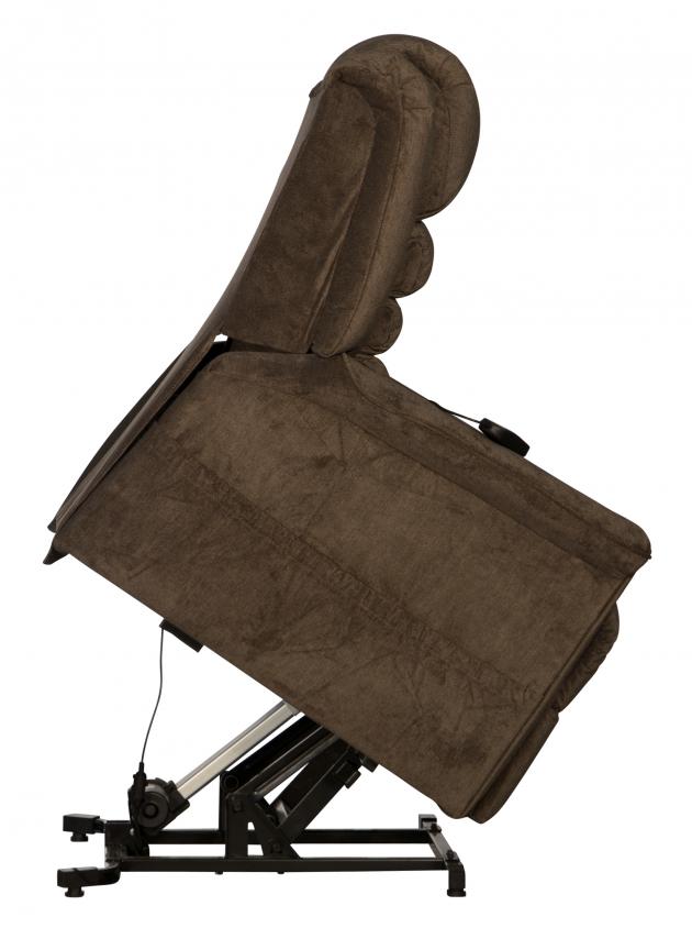 Invincible Pow'r Lift Full Lay-Out Chaise Recliner