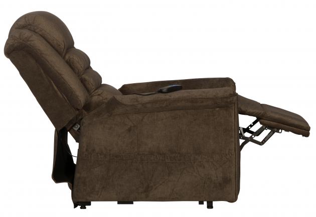 Invincible Pow'r Lift Full Lay-Out Chaise Recliner
