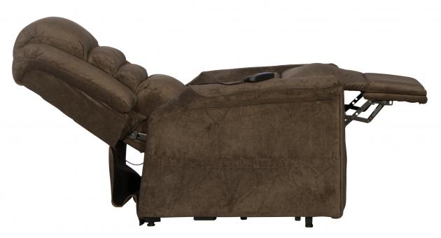 Invincible Pow'r Lift Full Lay-Out Chaise Recliner