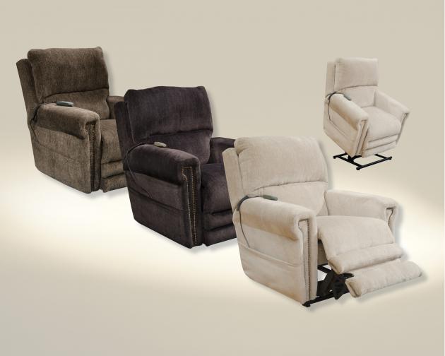 Warner Power Headrest w/Lumbar Power Lay Flat Recliner