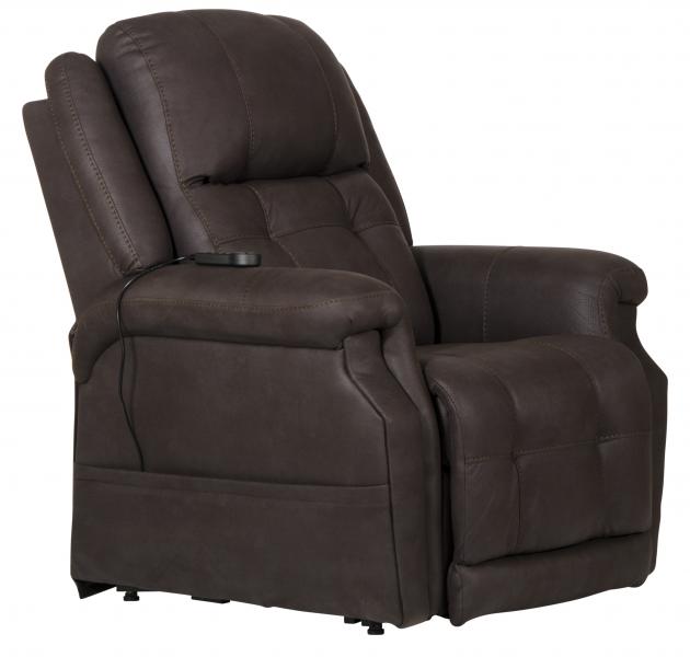 Haywood Power Headrest Power Lift Lay Flat Recliner w/Heat &amp; Msg