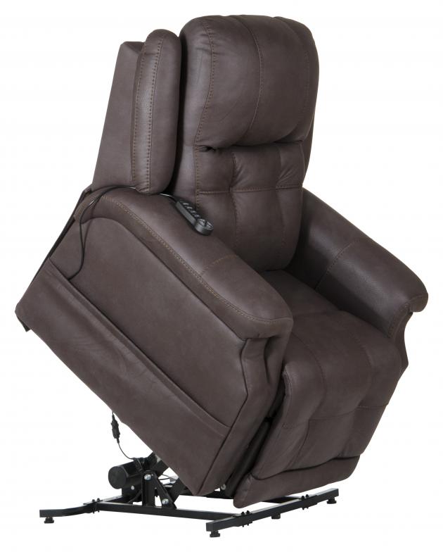 Haywood Power Headrest Power Lift Lay Flat Recliner w/Heat &amp; Msg