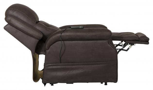 Haywood Power Headrest Power Lift Lay Flat Recliner w/Heat &amp; Msg