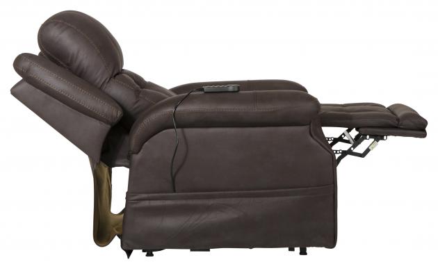 Haywood Power Headrest Power Lift Lay Flat Recliner w/Heat &amp; Msg