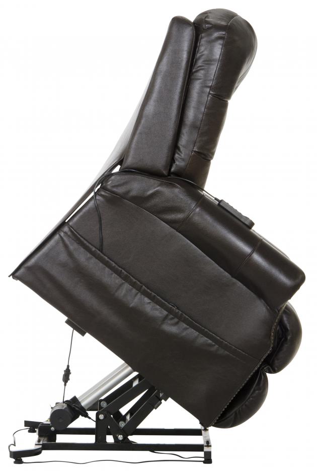 Madison Power Lift Lay Flat Recliner w/Heat &amp; Msg (Italian Leather)