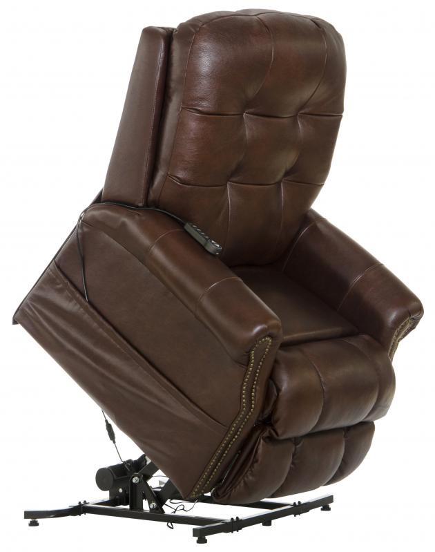 Madison Power Lift Lay Flat Recliner w/Heat &amp; Msg (Italian Leather)