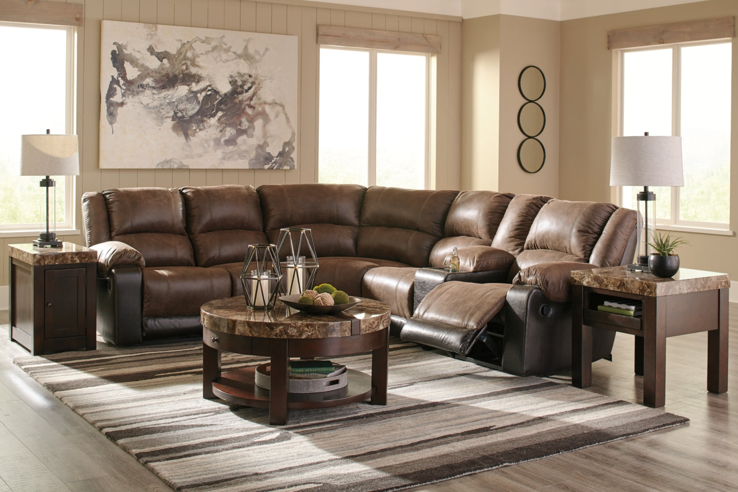 Nantahala 6-Piece Reclining Sectional