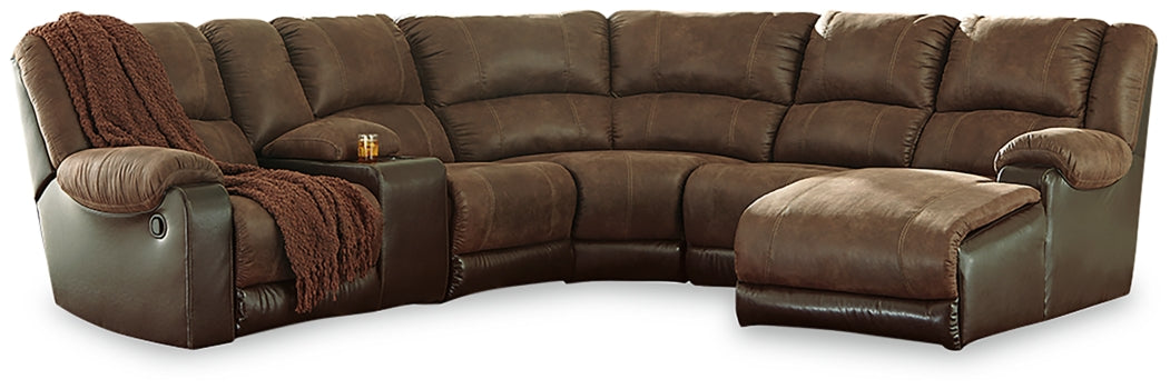 Nantahala 6-Piece Reclining Sectional with Chaise