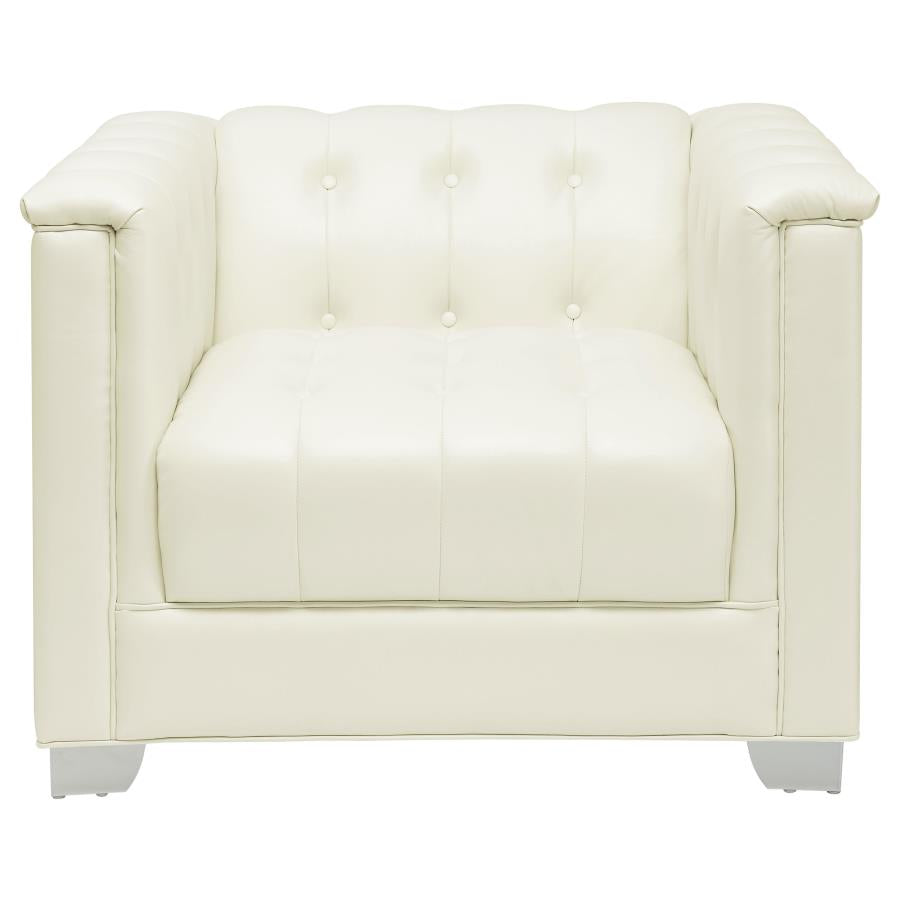 Chaviano Ivory 3 Pc Sofa Set