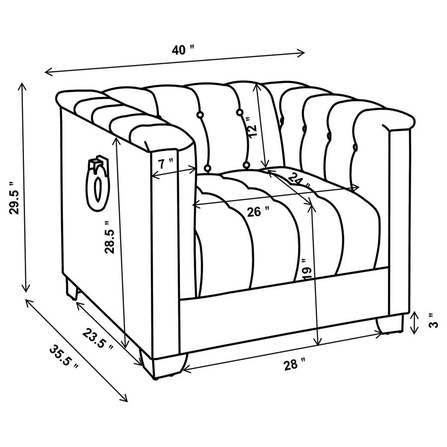 Chaviano Ivory Chair