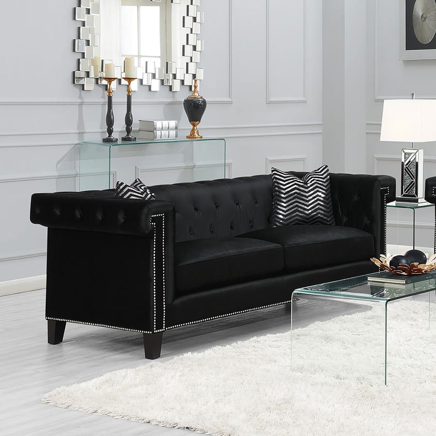 Reventlow Black Sofa