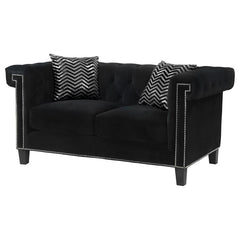 Reventlow Black Loveseat