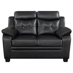 Finley Black Loveseat