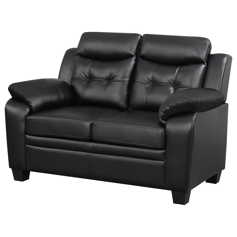 Finley Black Loveseat
