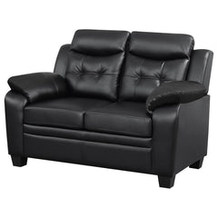 Finley Black Loveseat