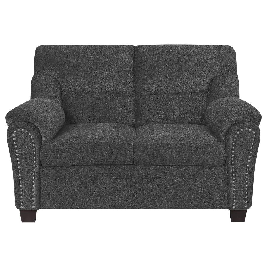 Clementine Grey Loveseat