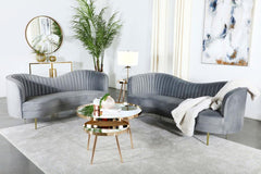 Sophia Grey 2 Pc Sofa Set