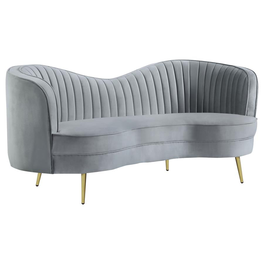 Sophia Grey Loveseat
