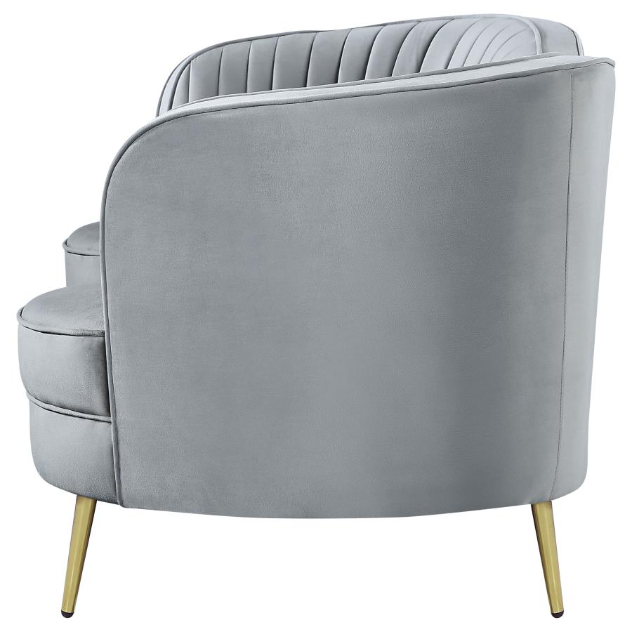 Sophia Grey Loveseat