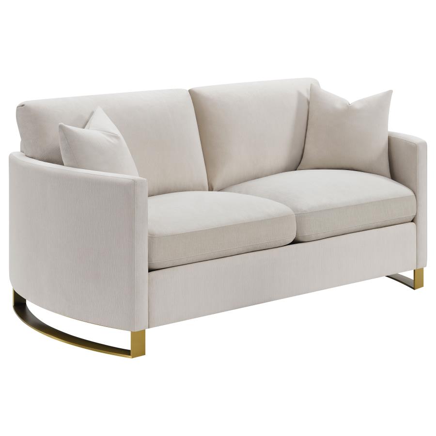 Corliss Beige 3 Pc Sofa Set
