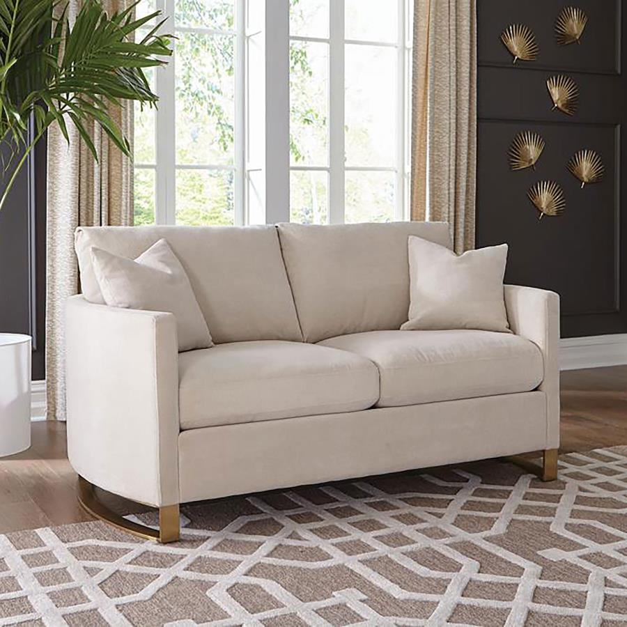 Corliss Beige Loveseat