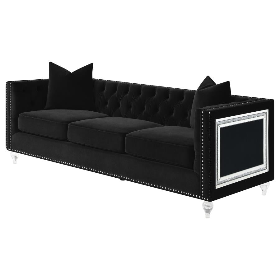 Delilah Black Sofa