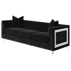 Delilah Black Sofa